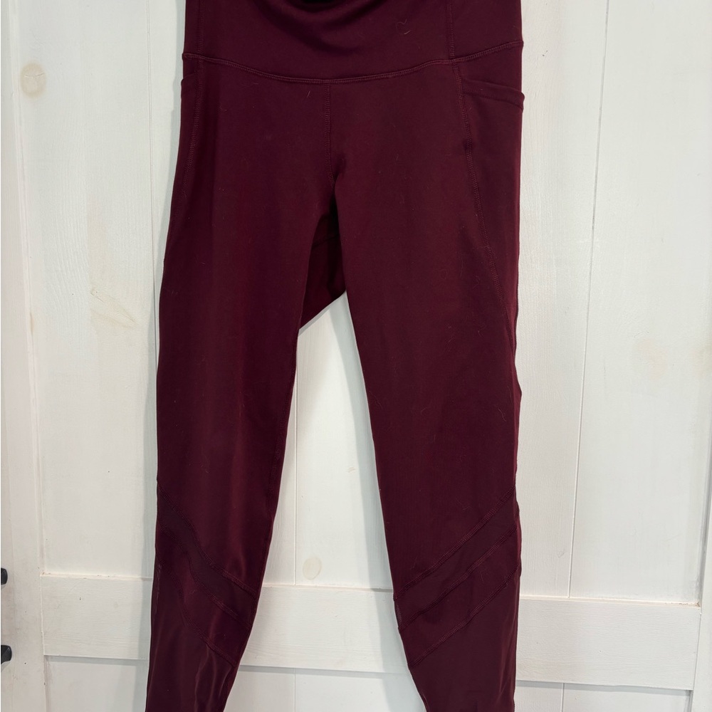 Old Navy Active Maroon Leggings